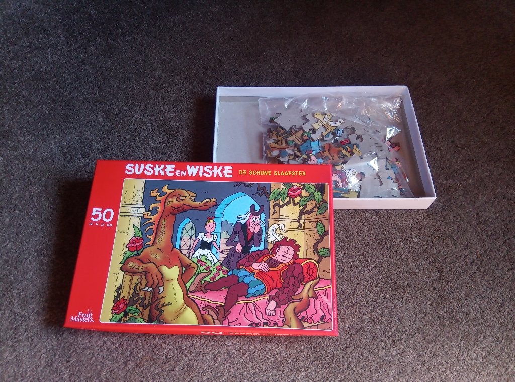 Suske & Wiske puzzel 50st., Hobby en Vrije tijd, Denksport en Puzzels, Ophalen, Minder dan 500 stukjes, Nieuw, Legpuzzel