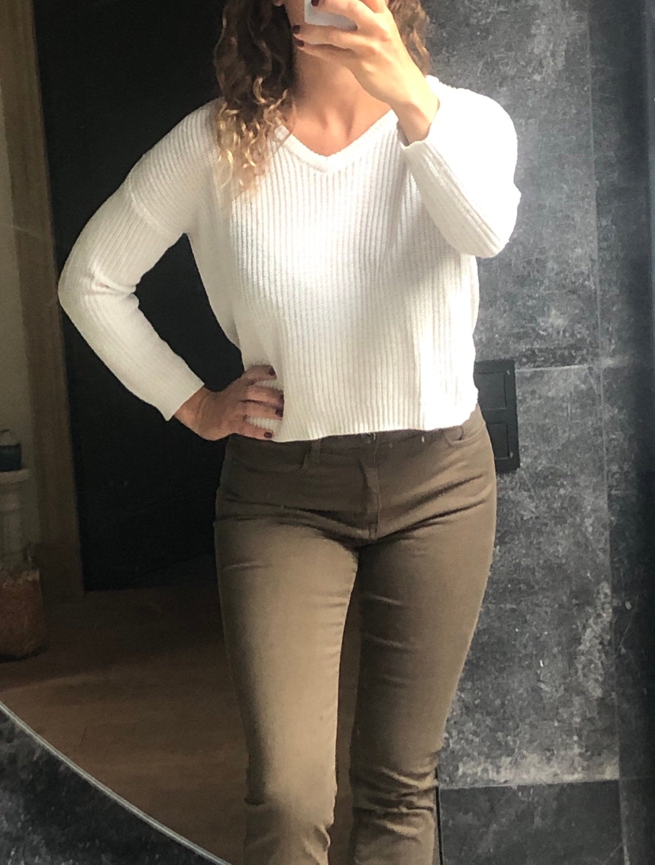 Witte trui van Forever21, maat S, Ophalen of Verzenden, Gedragen, Maat 36 (S), Wit