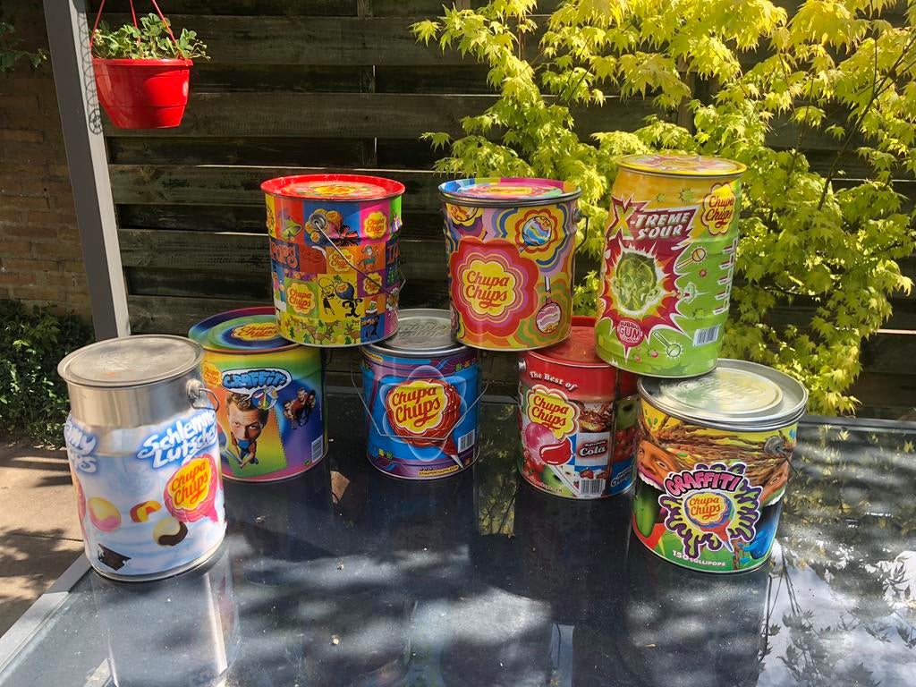 Chupa Chup bussen, Verzamelen, Blikken, Ophalen, Zo goed als nieuw, Overige