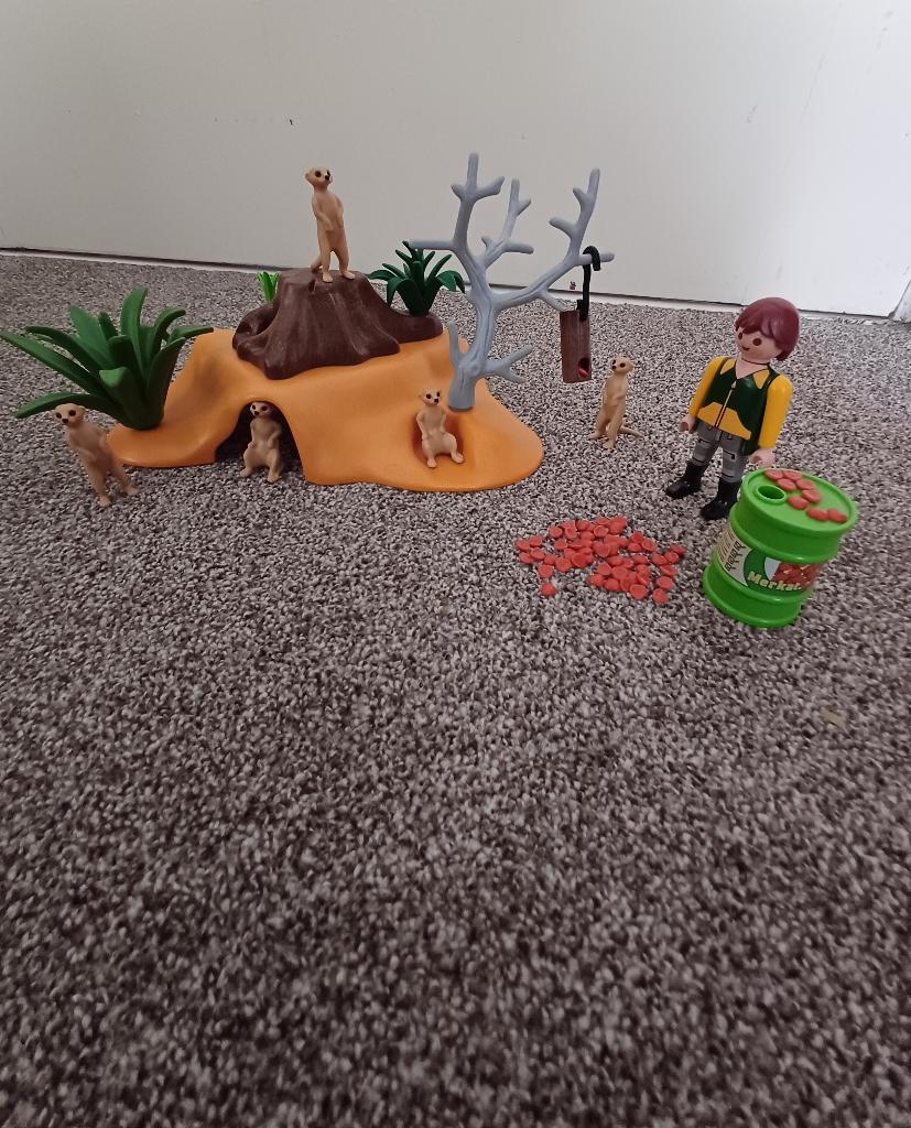 Playmobil stokstaartjes (4853), Ophalen, Zo goed als nieuw, Complete set