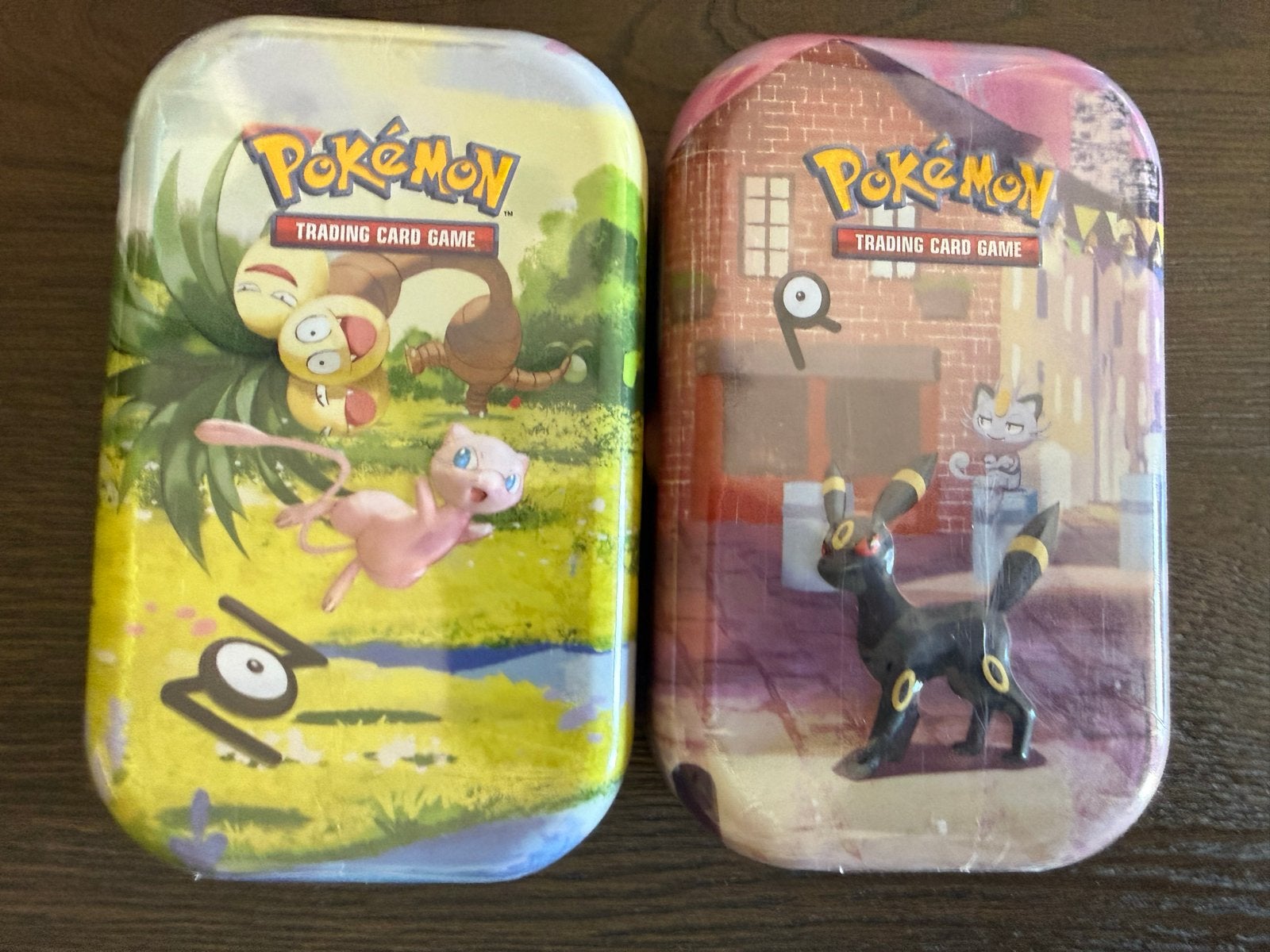 Twee Pokémon 30th Anniversary Mini Tins - Umbreon & Mew, Ophalen of Verzenden, Nieuw, Overige typen, Foil