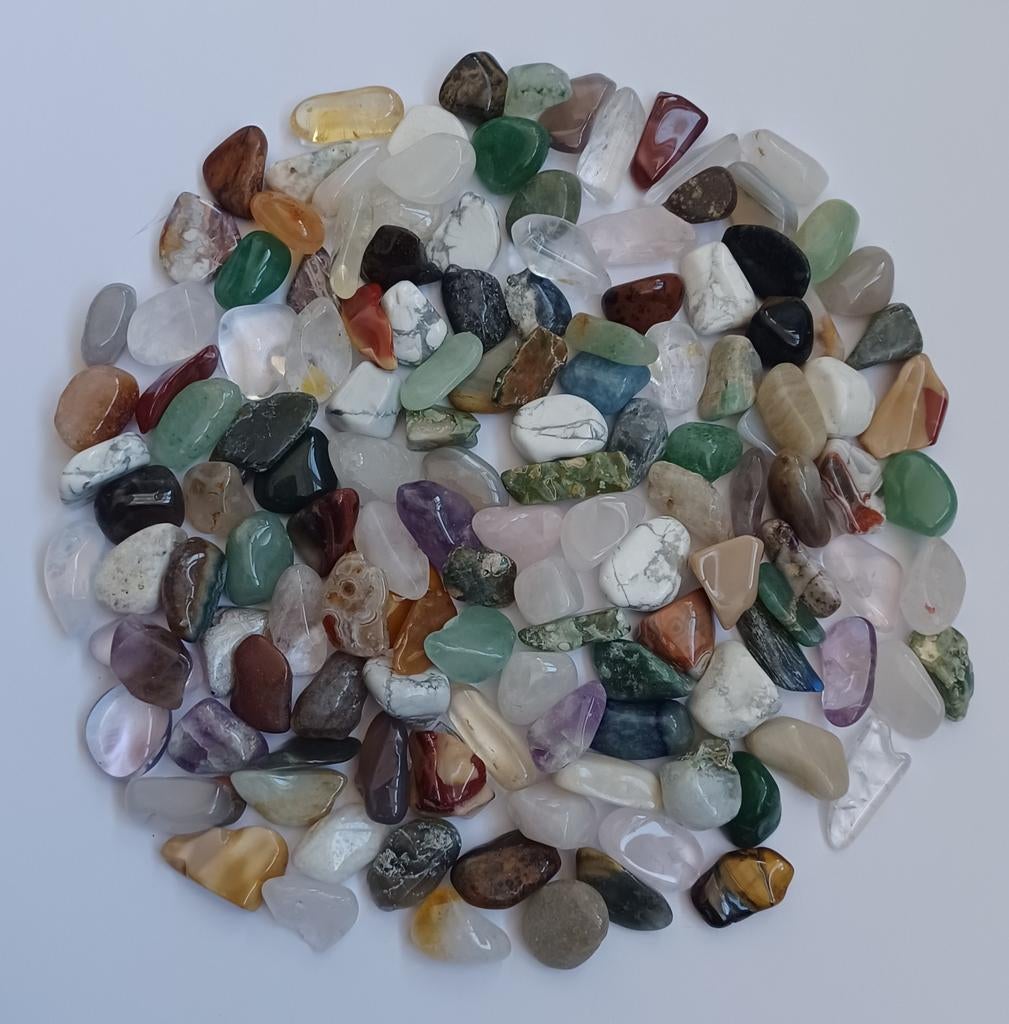 Edelstenen mix (L) 150/300/500 gram, Ophalen of Verzenden, Nieuw