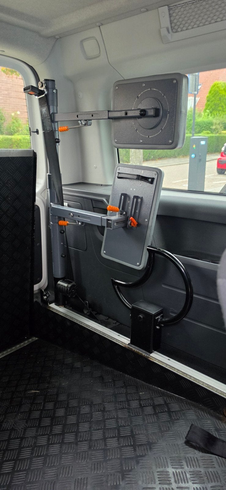 rugsteun met gordels (rolstoelbus), Ophalen of Verzenden, Inklapbaar, Gebruikt, Duwrolstoel
