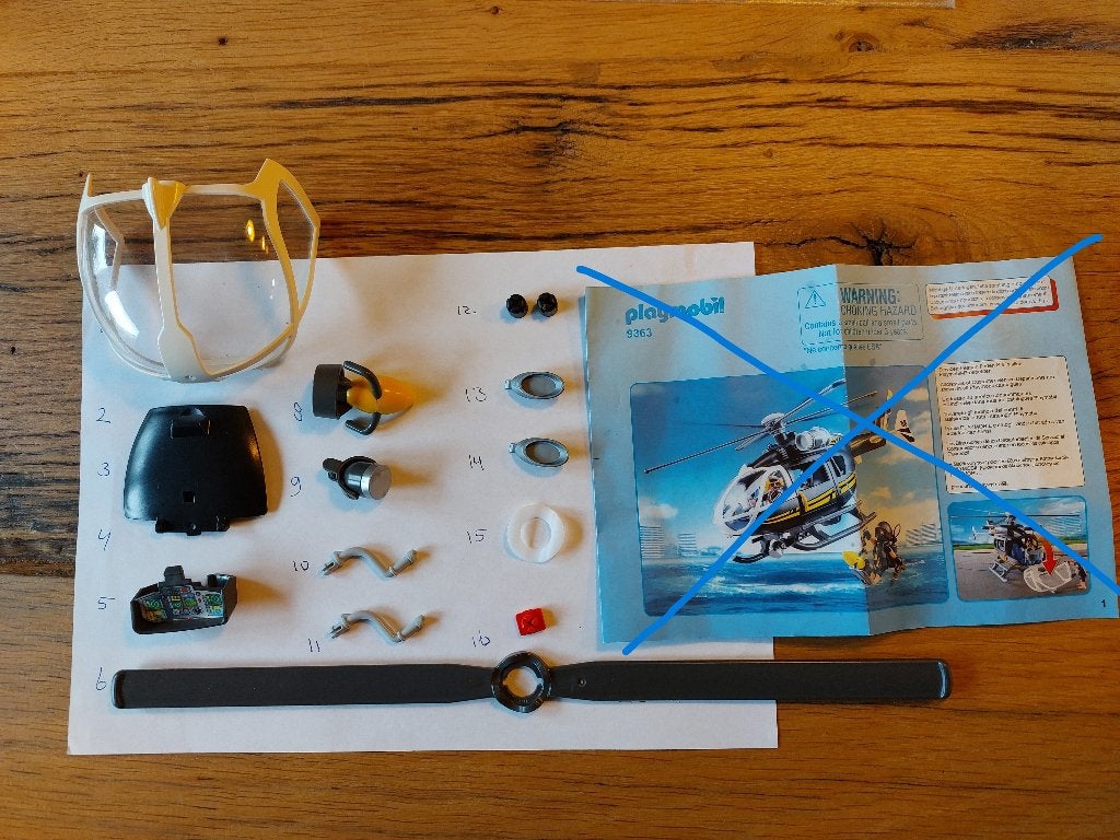 Playmobil 9363, Sie speciale eenheid *onderdelen*, Losse onderdelen, Voertuig, Ophalen of Verzenden, Zo goed als nieuw