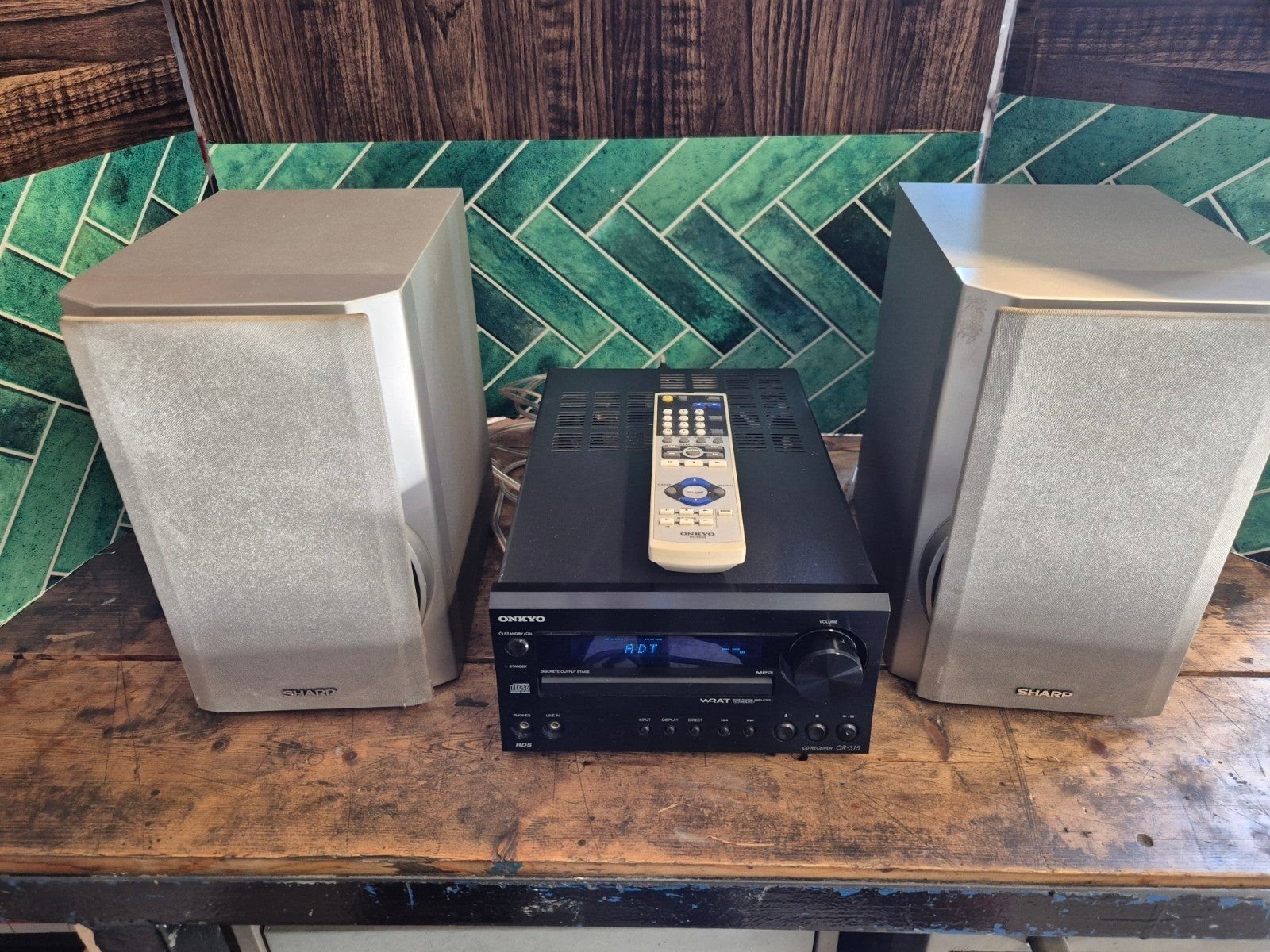 ONKYO CR.315 met SHARP luidsprekers, Ophalen of Verzenden