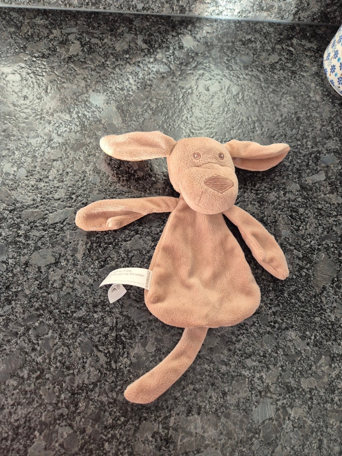 Zeeman - Knuffeldoekje Hond bruin, Kinderen en Baby's, Ophalen of Verzenden, Zo goed als nieuw, Hond