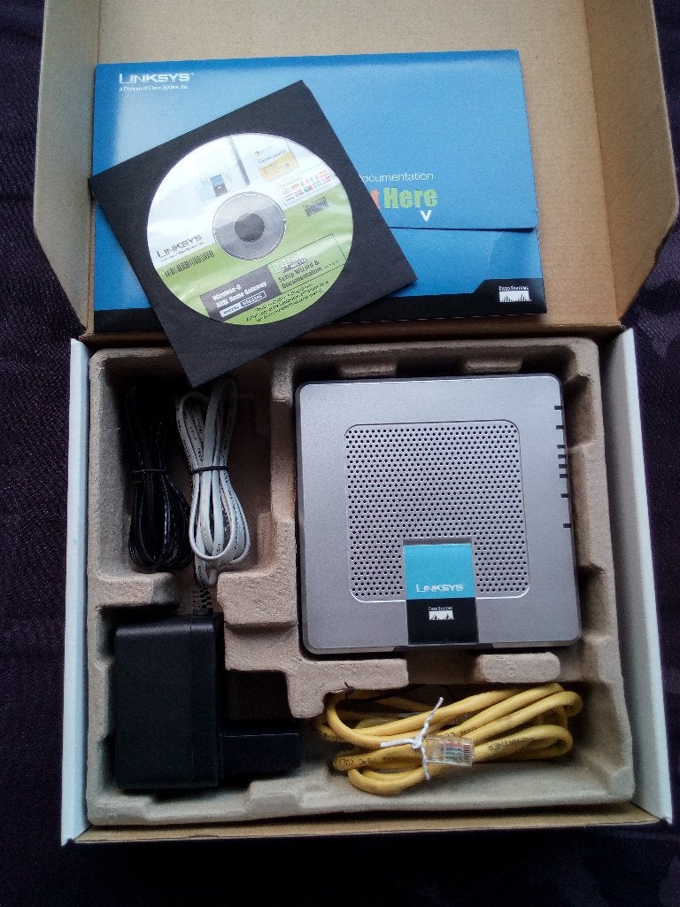 Linksys Wireless-G ADSL Home Gateway WAG354G, Ophalen of Verzenden, Zo goed als nieuw, Router met modem, Linksys