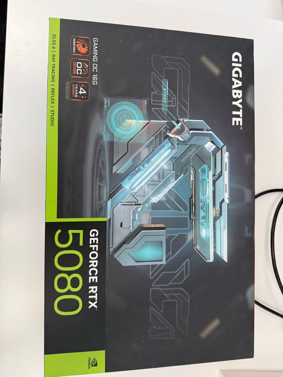 GIGABYTE GeForce RTX 5080 Gaming OC 16G Grafische Kaart, HDMI, GDDR6, PCI-Express 4, Nieuw