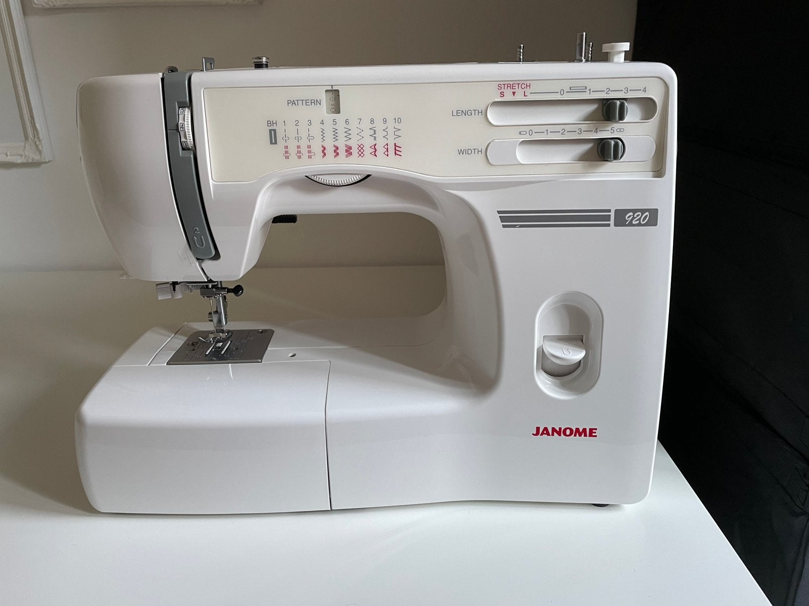 Janome 920 naaimachine, Ophalen, Zo goed als nieuw, Naaimachine, Janome