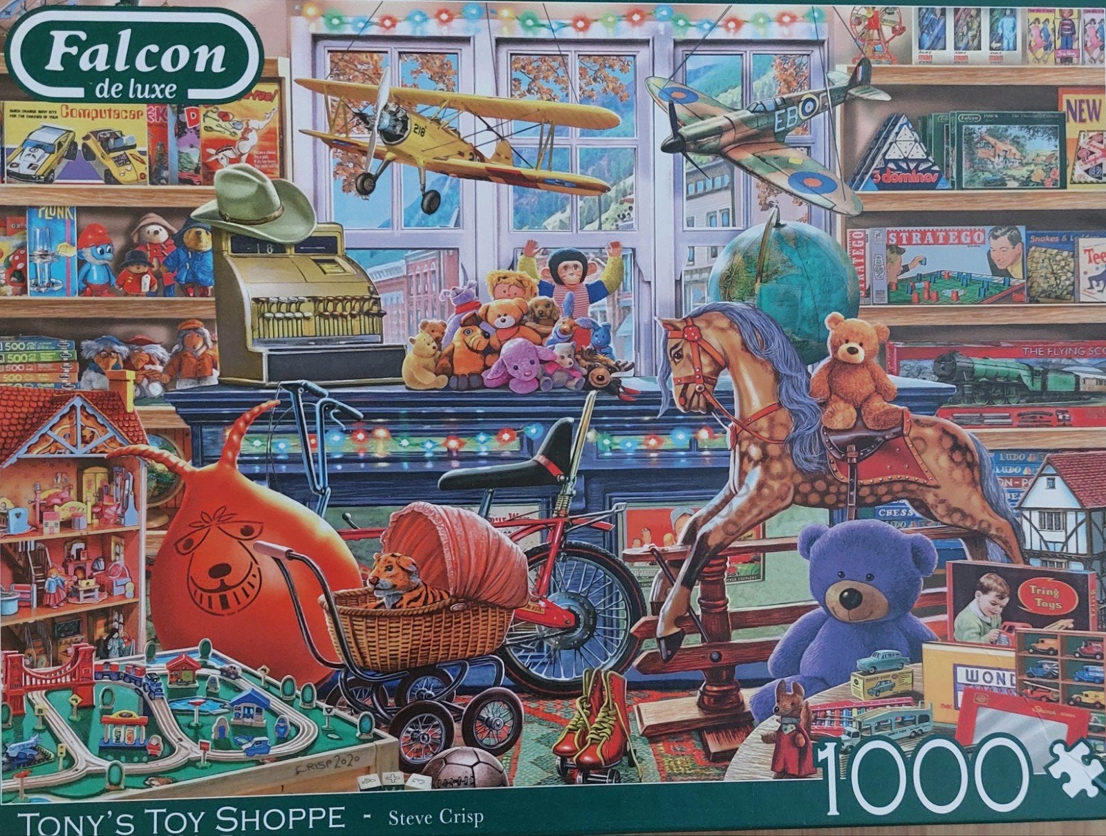 Falcon Puzzels 1000 Stukjes - Diverse Motieven, Ophalen of Verzenden, 500 t/m 1500 stukjes, Zo goed als nieuw, Legpuzzel