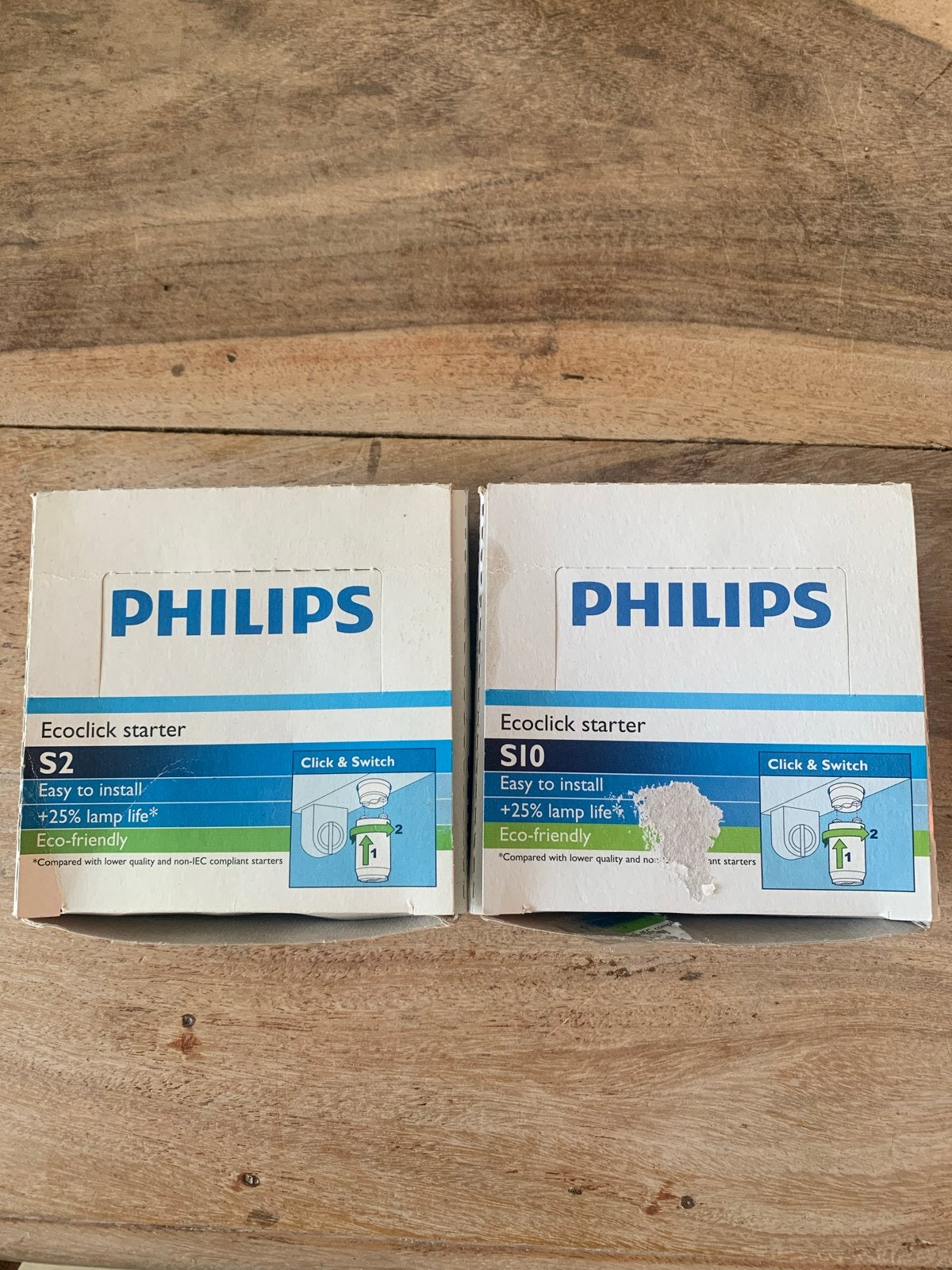 Philips Ecoclick starters S2 (20x) en S10 (12x) - Totaal 32, Ophalen of Verzenden, Nieuw