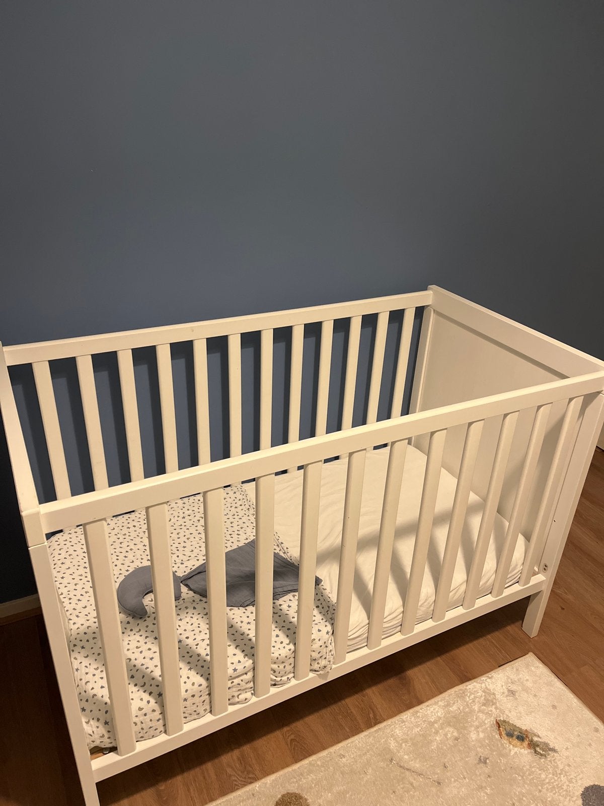 Ikea Sundvik - Wit ledikant met matras Aerosleep, Ophalen, Gebruikt, Ledikant