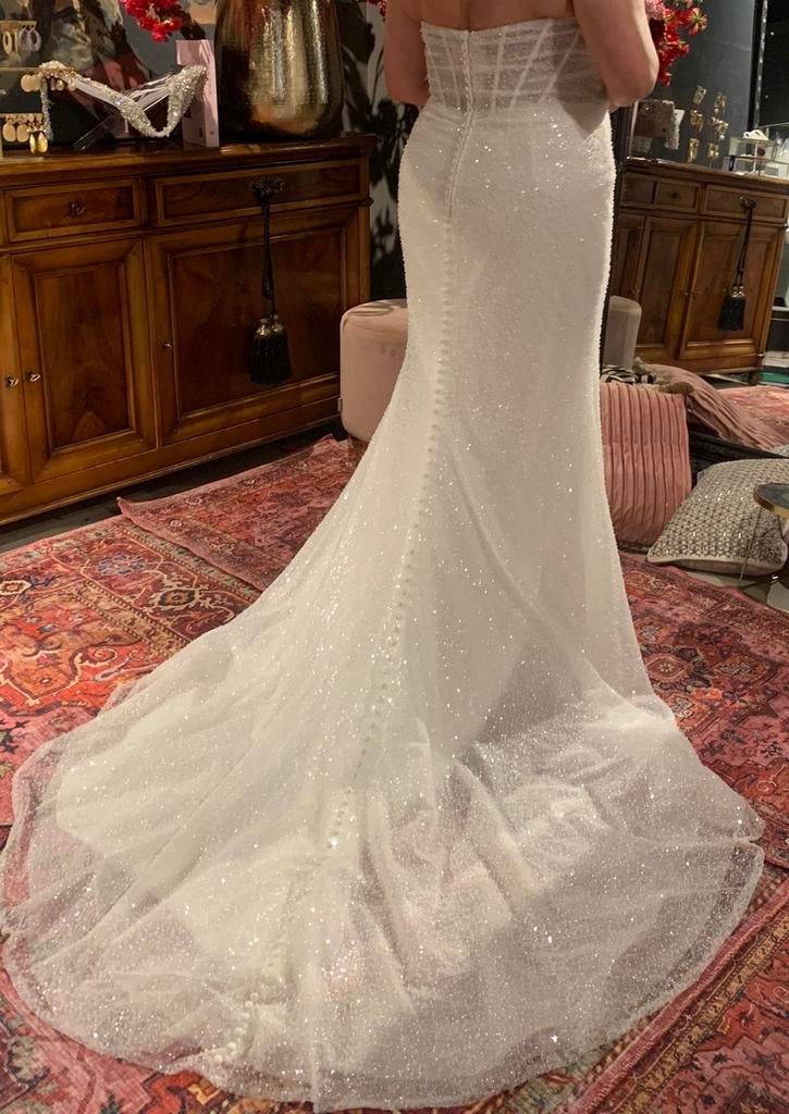 Maggie Sottero trouwjurk off-white maat 44–46, Kleding | Dames, Trouwjurk, Wit, Maggie Sottero, Ophalen of Verzenden