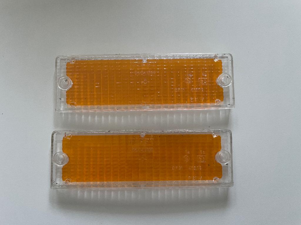 Set witte knipperlichtglazen voor de BMW e30, Ophalen of Verzenden, Gebruikt, BMW
