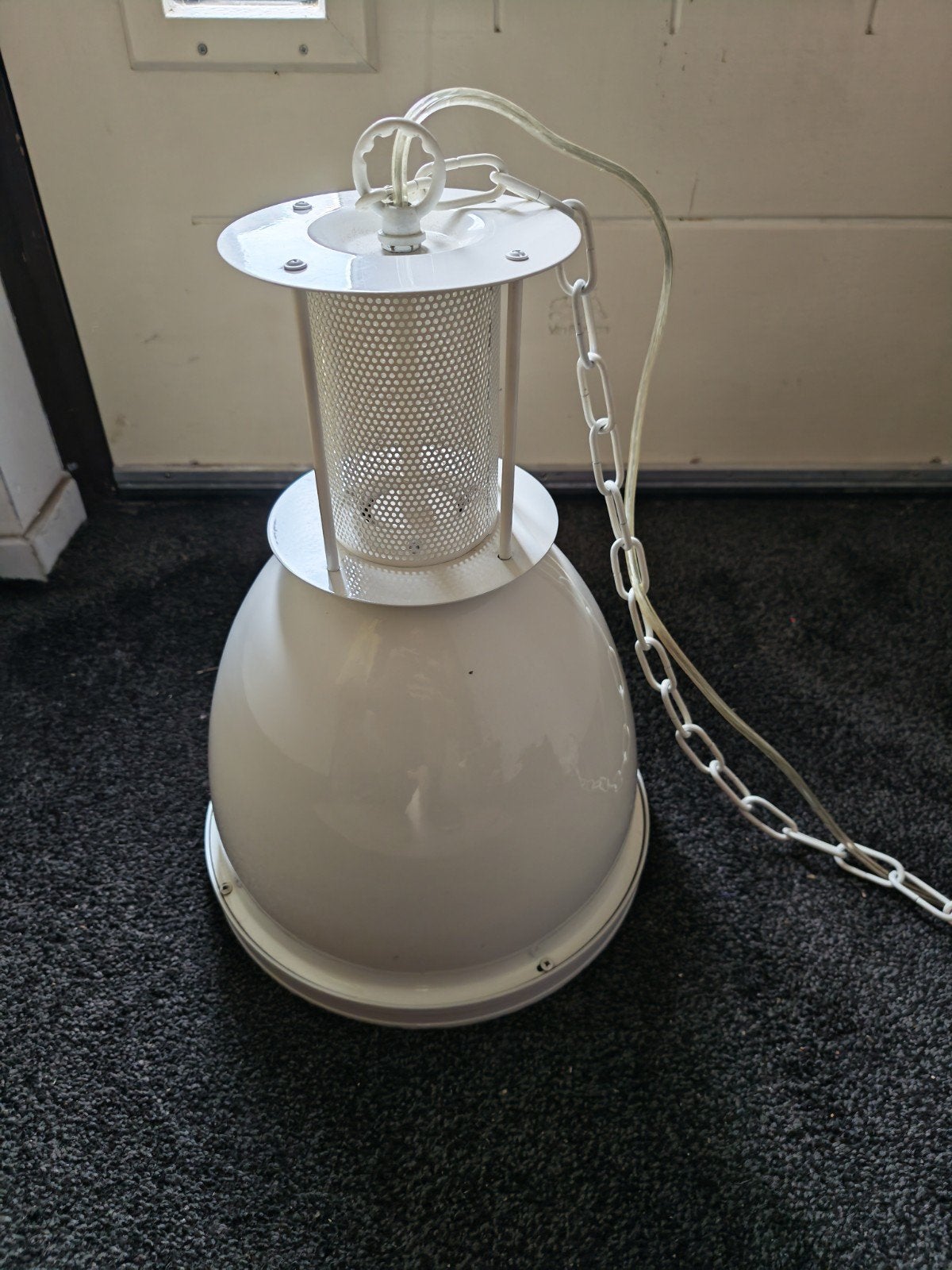 Mooie industriële hanglamp, Huis en Inrichting, Woonaccessoires | Etagères, Ophalen, Zo goed als nieuw, Metaal