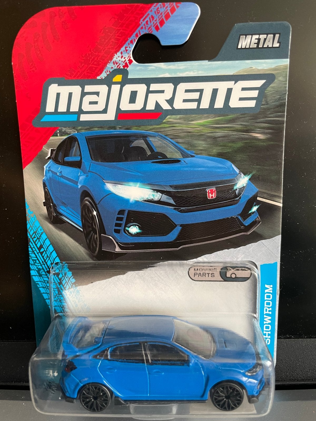 Majorette Honda Civic Type R blauw - Nieuw in verpakking, Ophalen of Verzenden, Nieuw, Overige typen