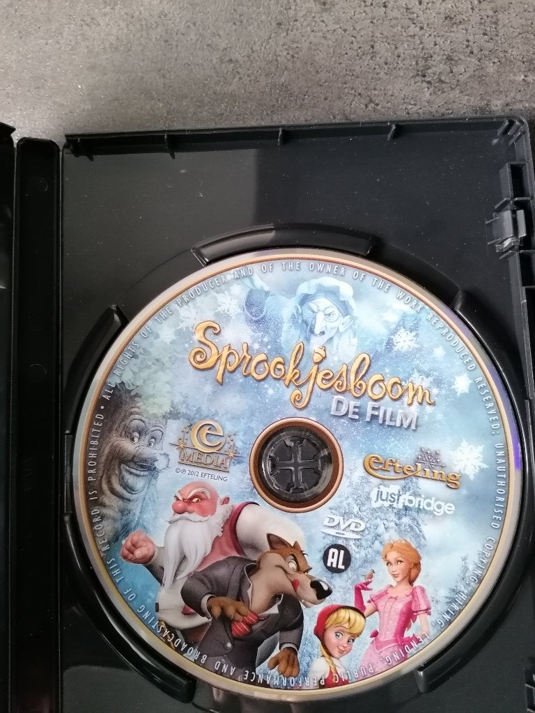 Sprookjesboom de film Dvd Efteling, Cd's en Dvd's, Alle leeftijden, Verzenden, Gebruikt, Overige genres