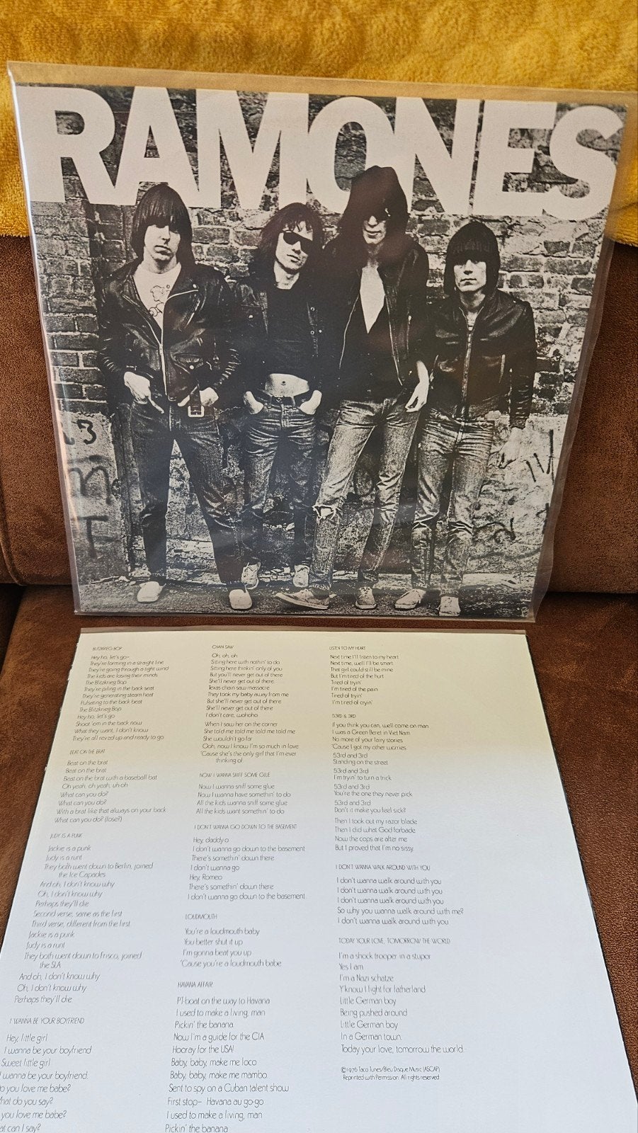 Ramones - Ramones LP (1976) - Punk Rock reissue, LP, Gebruikt, Ophalen of Verzenden, Punk Rock