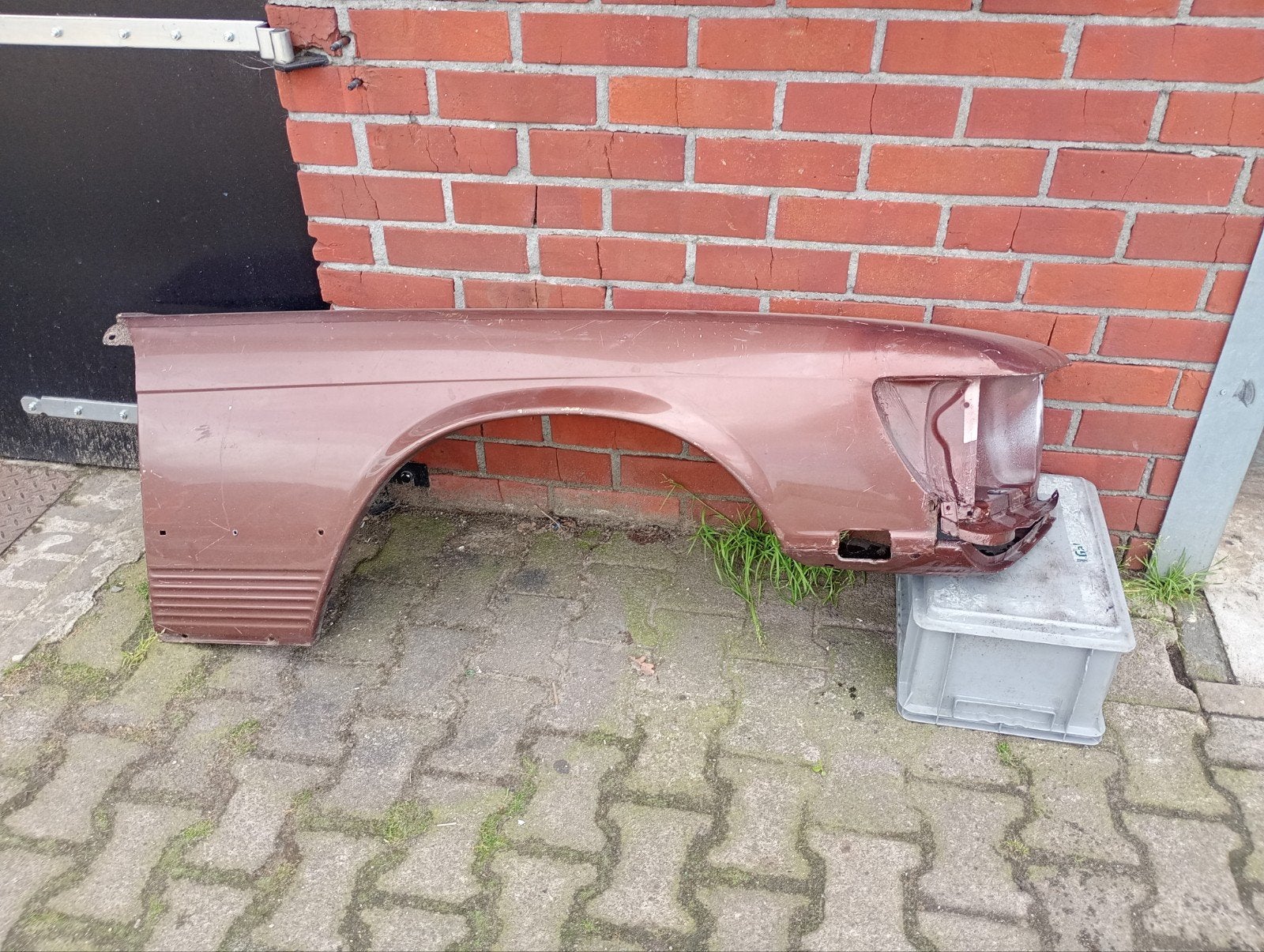 Voor scherm R  mercedes W107 R107, Ophalen, Gebruikt, Voor, Spatbord