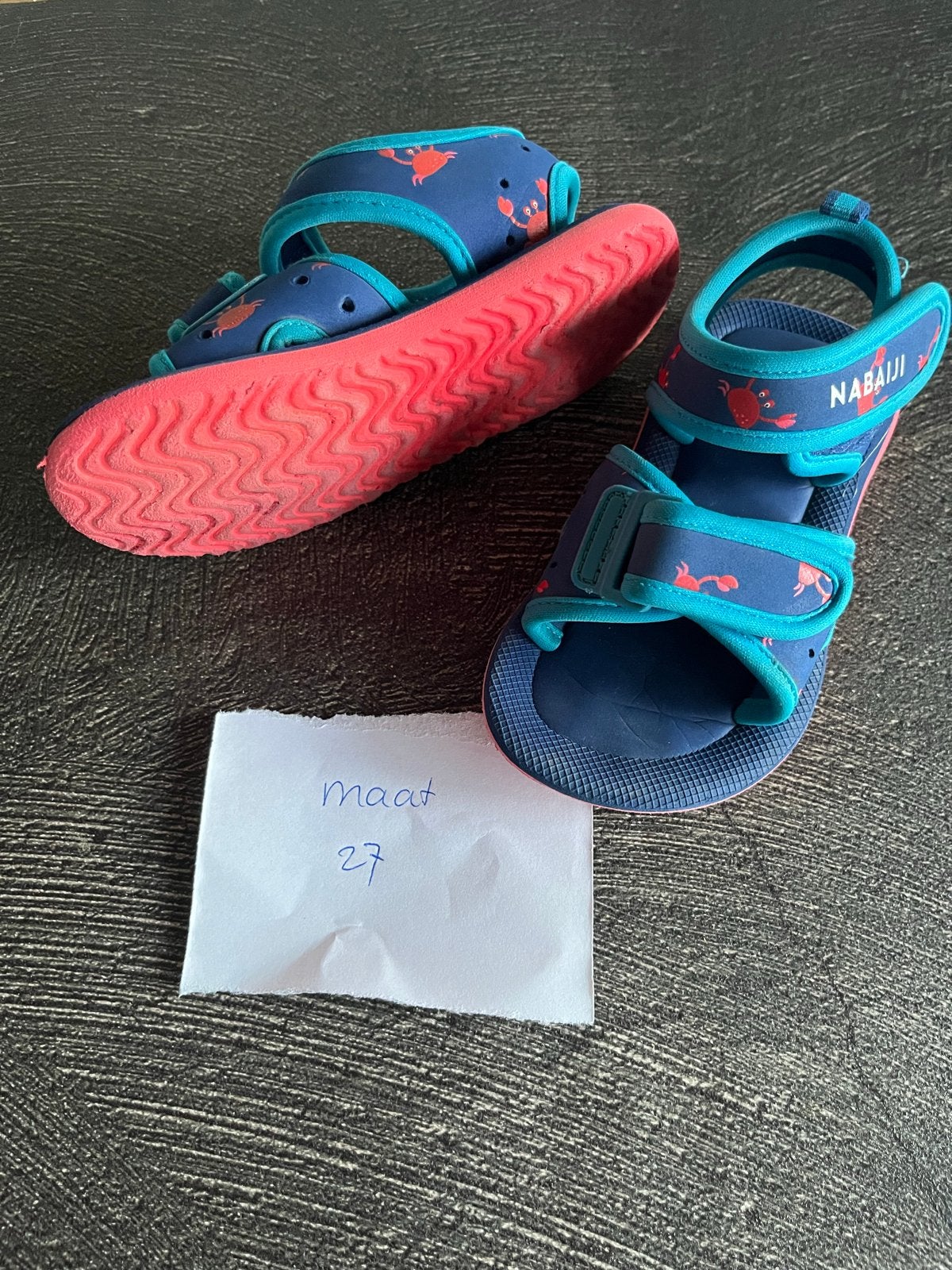 waterschoenen maat 27 (Nabaji), Kinderen en Baby's, Kinderkleding | Schoenen en Sokken, Ophalen, Jongen of Meisje, Schoenen, Zo goed als nieuw
