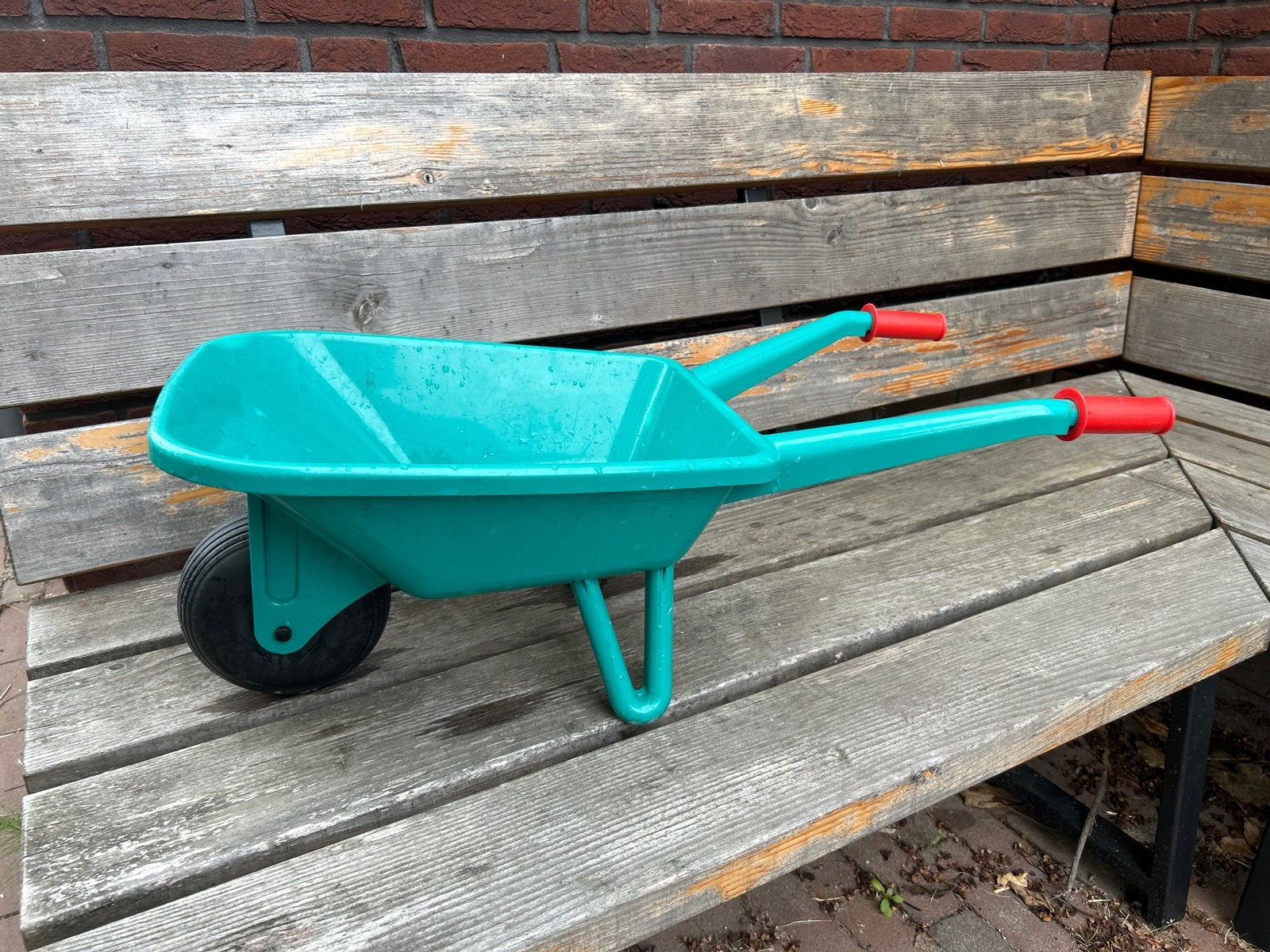 Kinder kruiwagen - groen, Ophalen, Zo goed als nieuw, Handmatig, Eenwielig