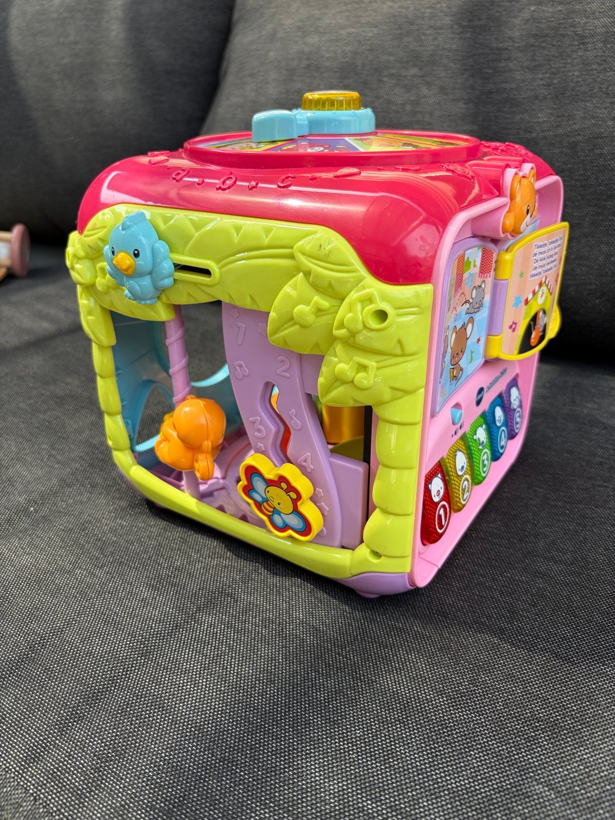 Vtech activiteiten kubus, Ophalen, Zo goed als nieuw, Overige typen, Met licht