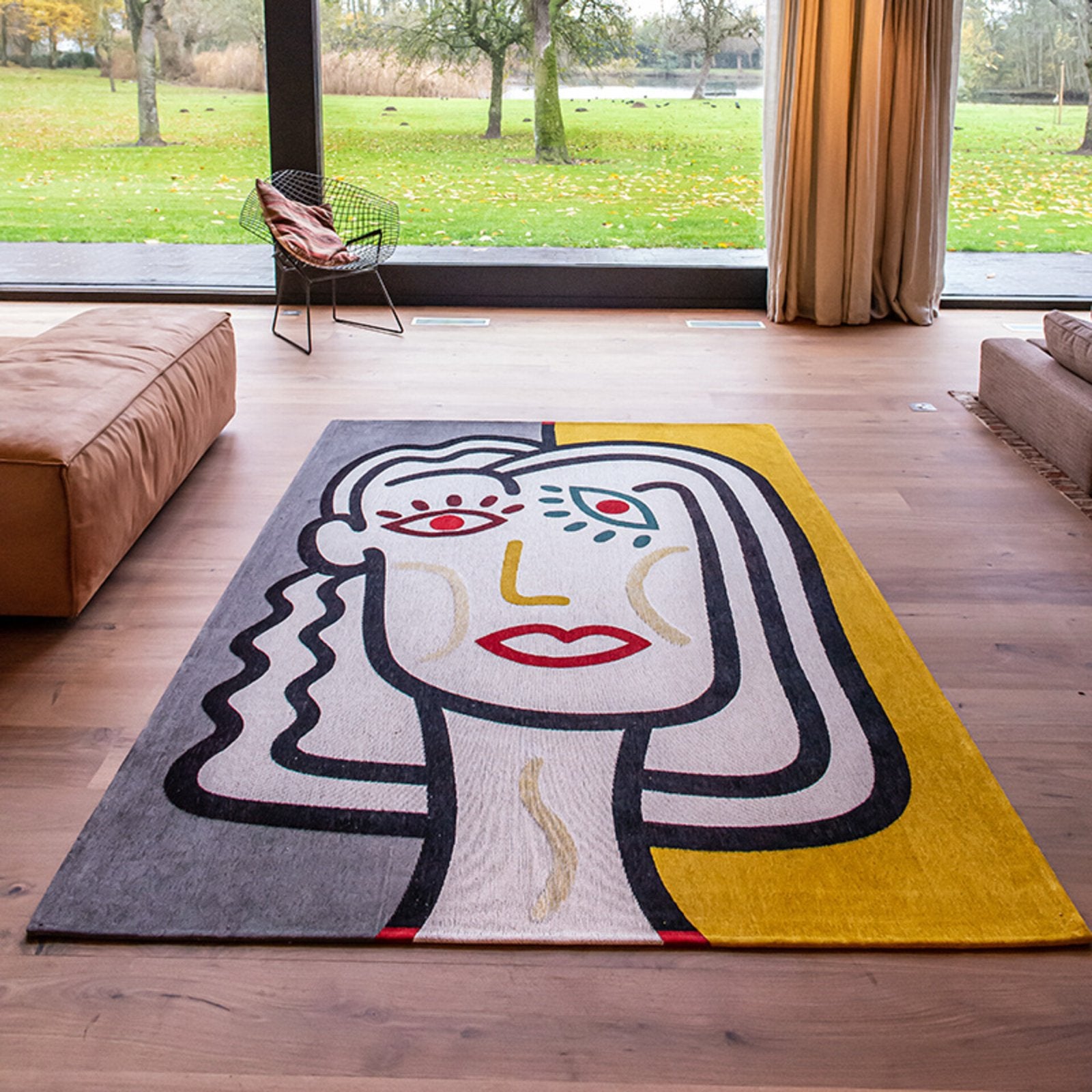 Louis de Poorter Vloerkleed 200x280 cm - Modern Design, Ophalen, Zo goed als nieuw, 200 cm of meer, Grijs