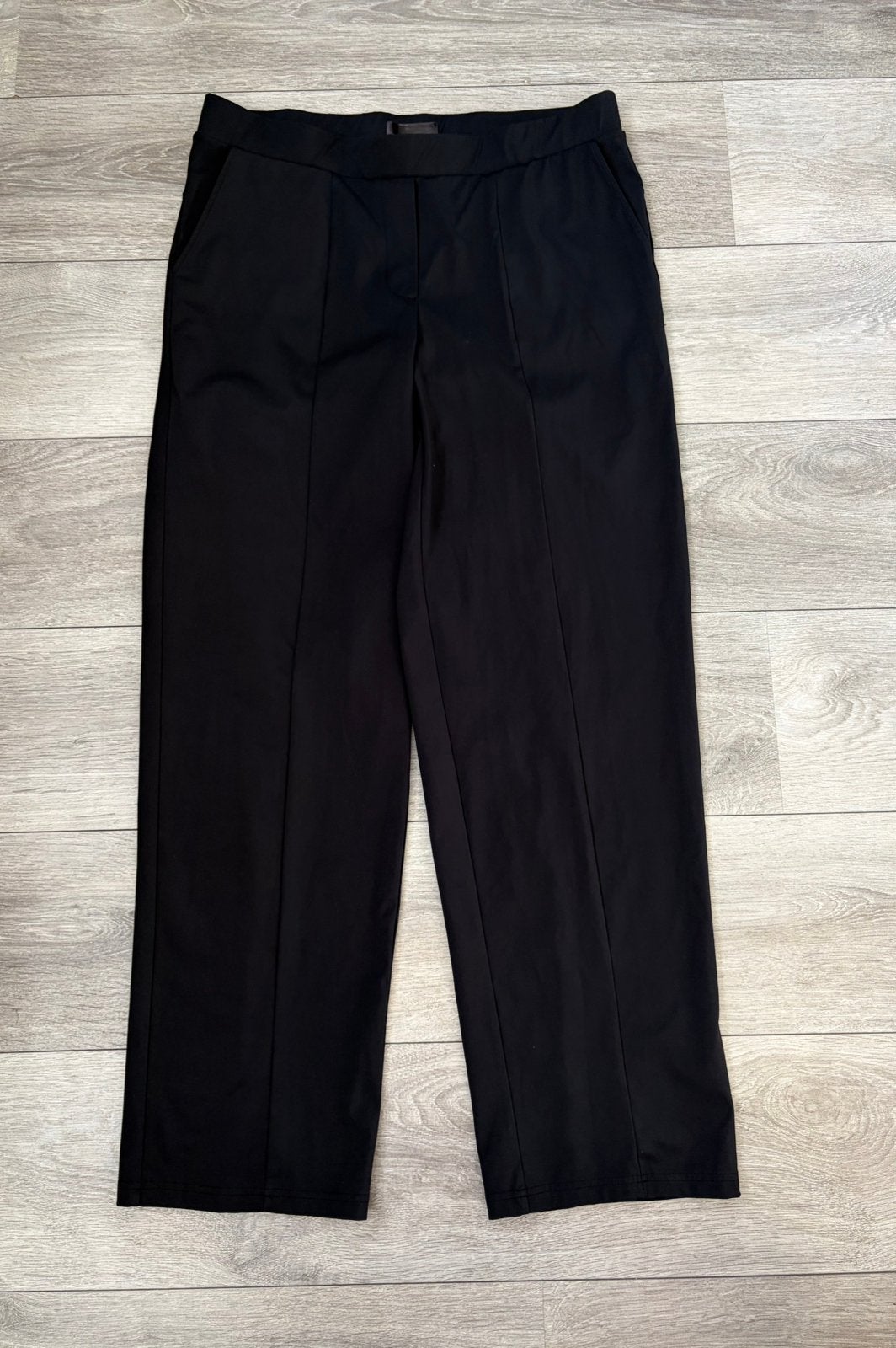 Colletta travelstof broek maat 46, Zwart, Maat 46/48 (XL) of groter, Ophalen of Verzenden, Zo goed als nieuw