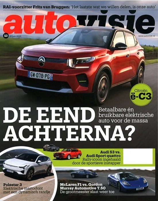 Autovisie 13 2024 : VW Golf R - Audi Sport Quattro / S3, Ophalen of Verzenden, Gelezen, Algemeen