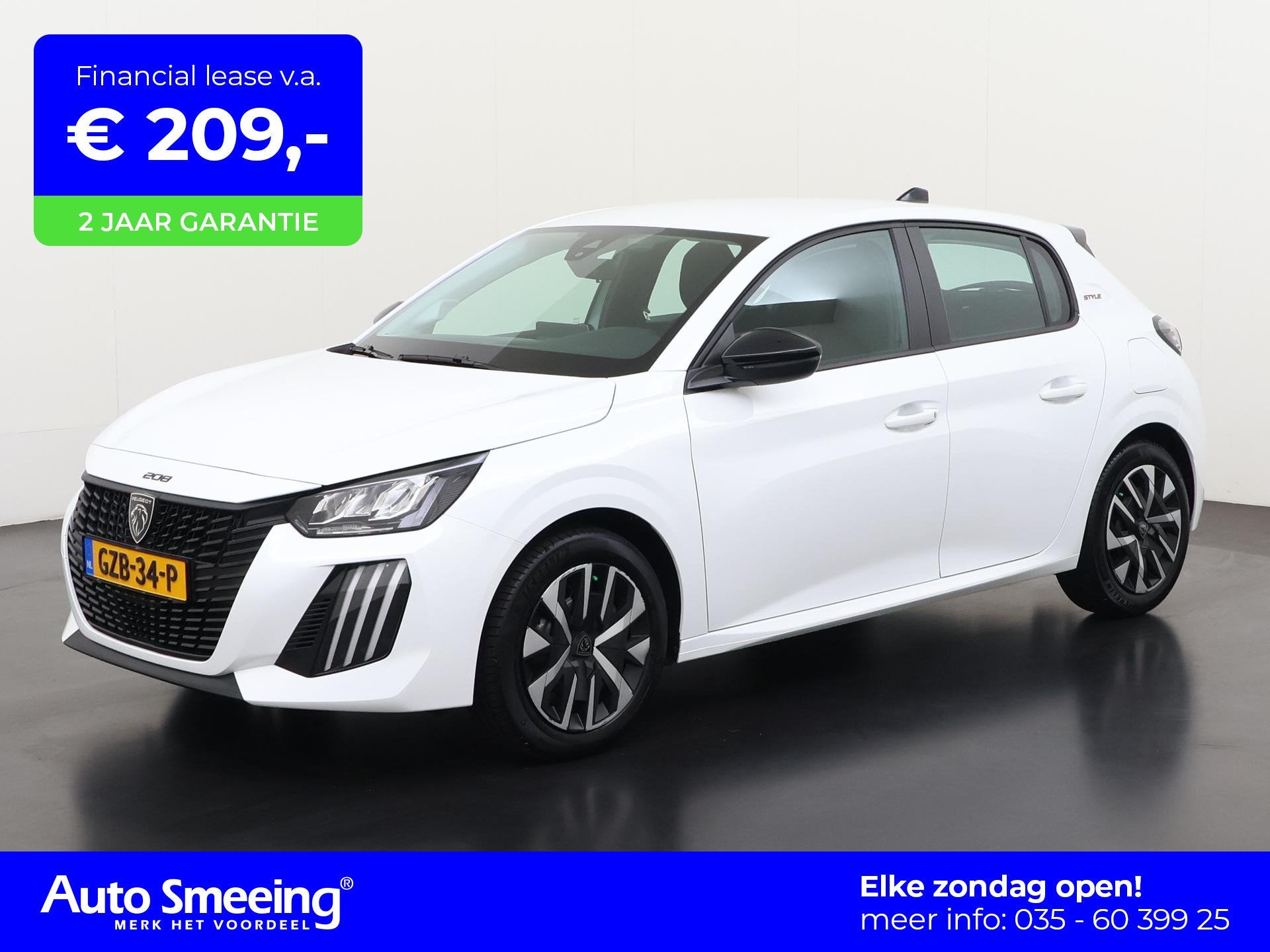 Peugeot 208 1.2 PureTech 75 Style | Trekhaak | Navigatie | A, Auto's, Voorwielaandrijving, 12 maanden, Stof, Gebruikt