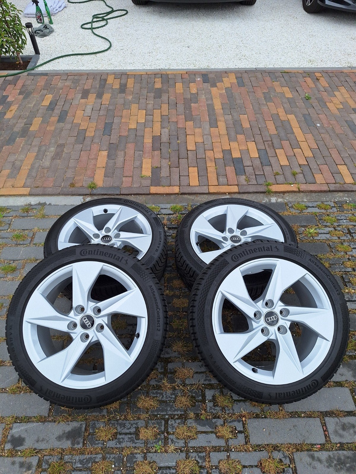 Originele Audi velgen met All Season banden 5x112, Ophalen of Verzenden