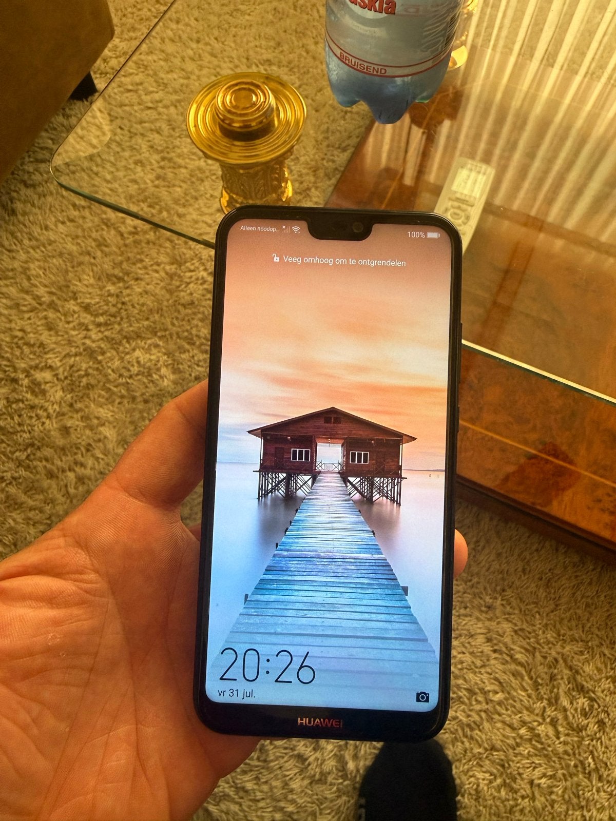 Huawei P20 Lite - Zwart, 64 gb, Telecommunicatie, Gebruikt, Zwart, Touchscreen, Ophalen of Verzenden