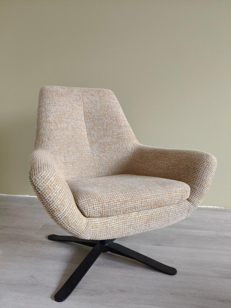 Draaifauteuil Montel - Zo goed als nieuw, Huis en Inrichting, Fauteuils, Ophalen, 75 tot 100 cm, Zo goed als nieuw, 75 tot 100 cm