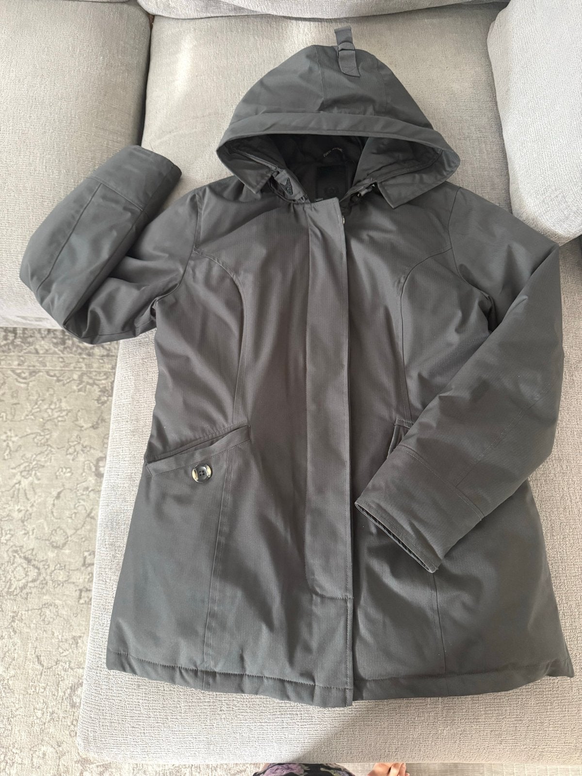 Airforce parka maat L in zeer goede staat, Kleding | Dames, Ophalen of Verzenden, Zo goed als nieuw, Maat 42/44 (L), Zwart