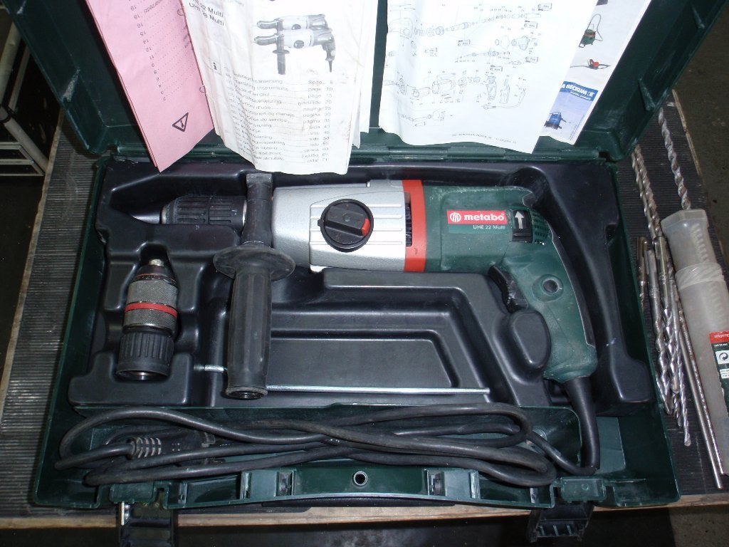 Metabo UHE 22 Multi boormachine incl. boren, Boormachine, Ophalen of Verzenden, Variabele snelheid, Gebruikt