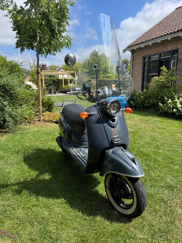 Scooter blauw kenteken, Gebruikt, Benzine, Ophalen, Overige merken
