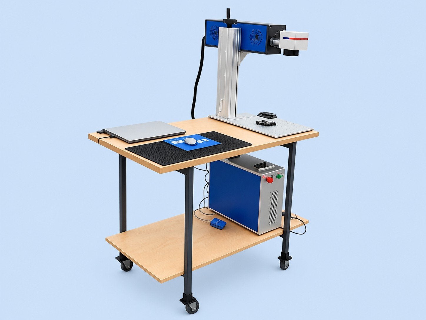 30W CO₂ Galvo Laser – ZGAN – Synrad RF – LightBurn, Ophalen, Zo goed als nieuw, Minder dan 600 watt, 70 mm of meer