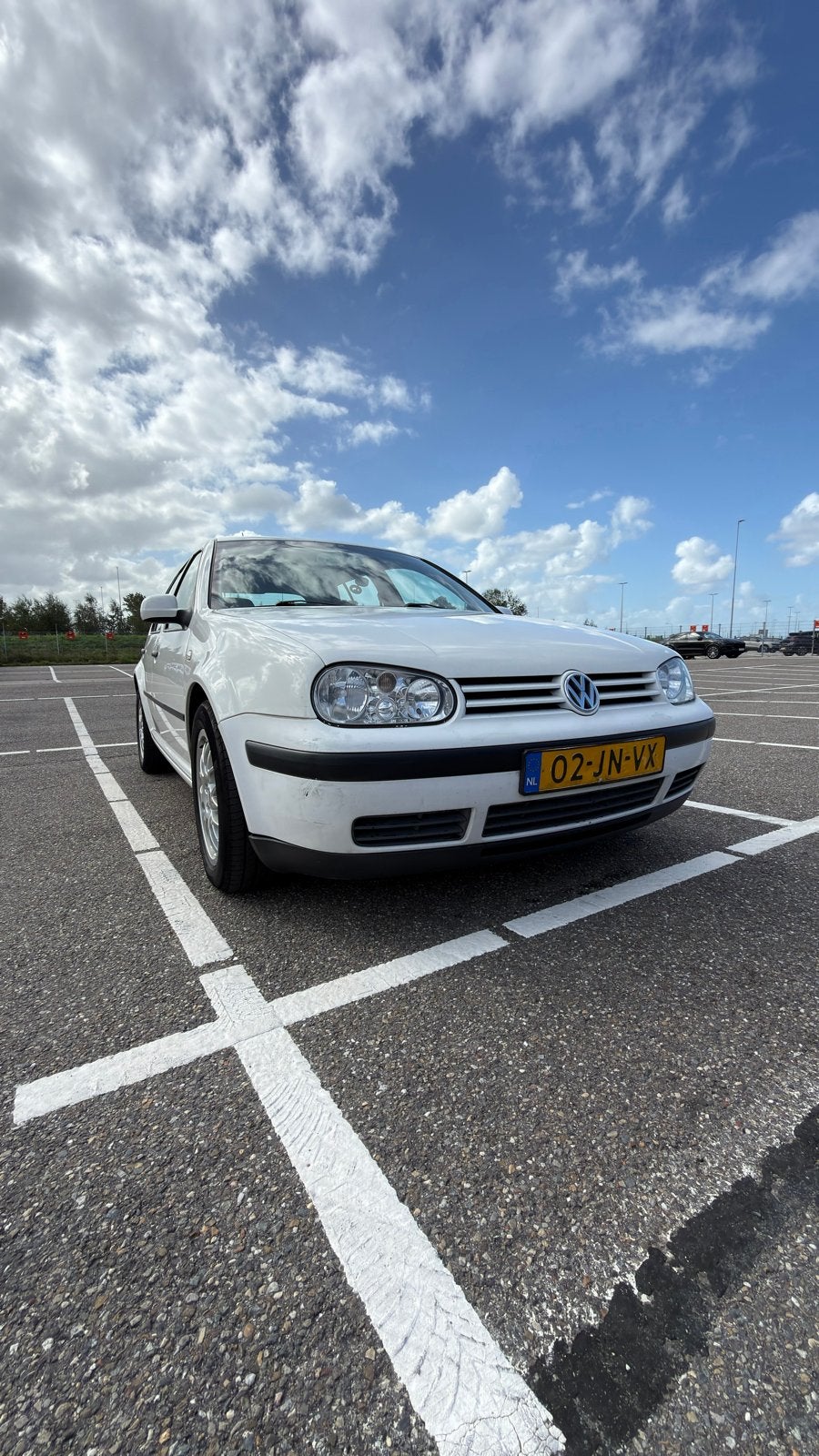 Volkswagen Golf 1.4 55KW 2002 Wit, Auto's, Voorwielaandrijving, 15 km/l, 74 pk, 1104 kg