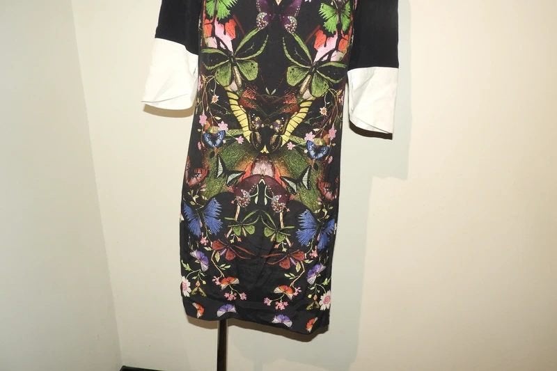 Class Cavalli beeldige jurk in kleurrijke vlinder print IT42, Kleding | Dames, Jurken, Class Roberto Cavalli, Zo goed als nieuw