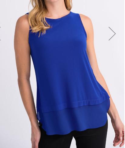 Joseph Ribkoff chique blauwe top mt 36 valt mt 38, Maat 38/40 (M), ., Joseph Ribkoff, Nieuw