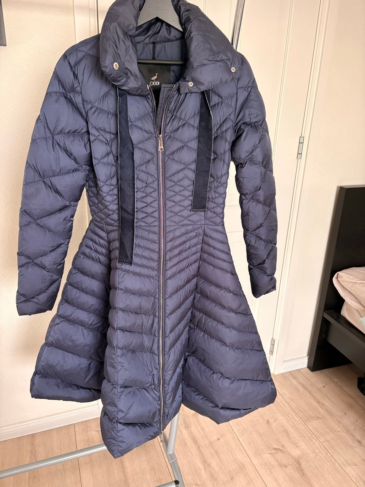 ODDI Winterjas Dames - Donkerblauw, Maat М, Verzenden, Zo goed als nieuw, Maat 38/40 (M), Blauw