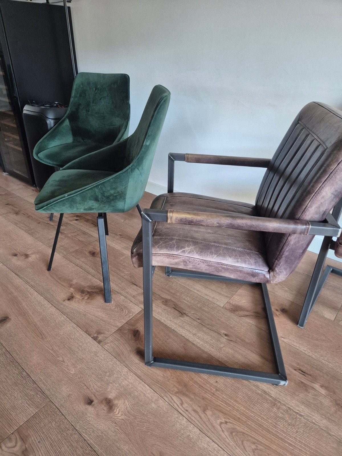 eetkamer stoelen, Gebruikt, Overige kleuren, Ophalen of Verzenden, Vier