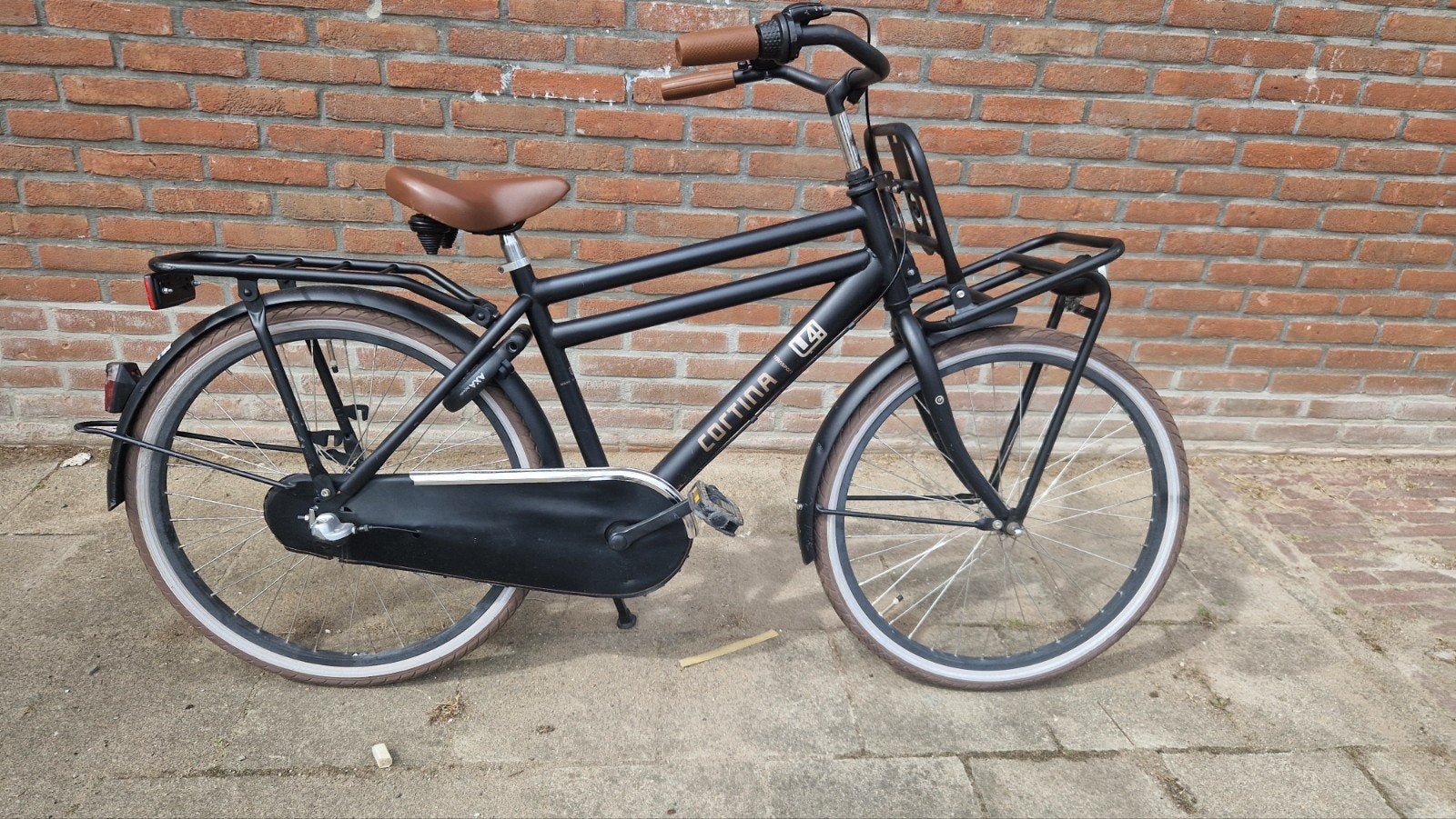 Zo goed als nieuwe Cortina U4 Transportfiets 24 inch, Terugtraprem, 24 inch, Versnellingen, Zo goed als nieuw