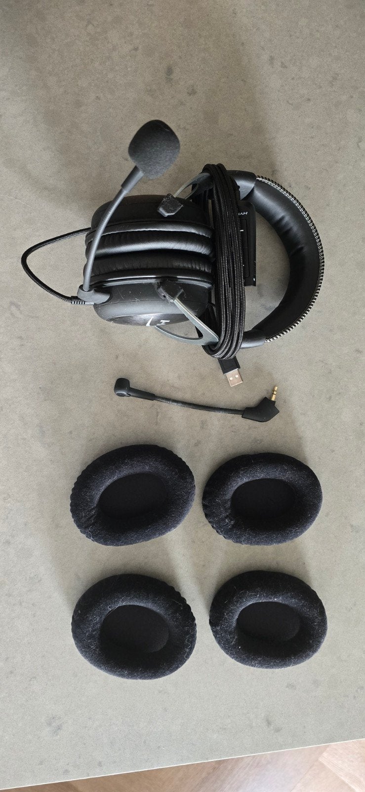 HyperX Cloud II Gaming Headset - Zwart met 7.1 Surround, Audio, Tv en Foto, Koptelefoons, HyperX, Ophalen of Verzenden, Zo goed als nieuw