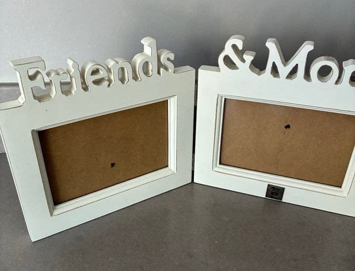 Riviera Maison Duo Fotolijstje 'Friends & More', Huis en Inrichting, Woonaccessoires | Lijsten, Ophalen of Verzenden, Zo goed als nieuw