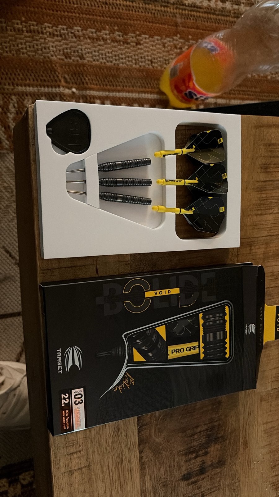Target Bolide Void Darts - 22g, 90% Tungsten, Ophalen of Verzenden, Zo goed als nieuw