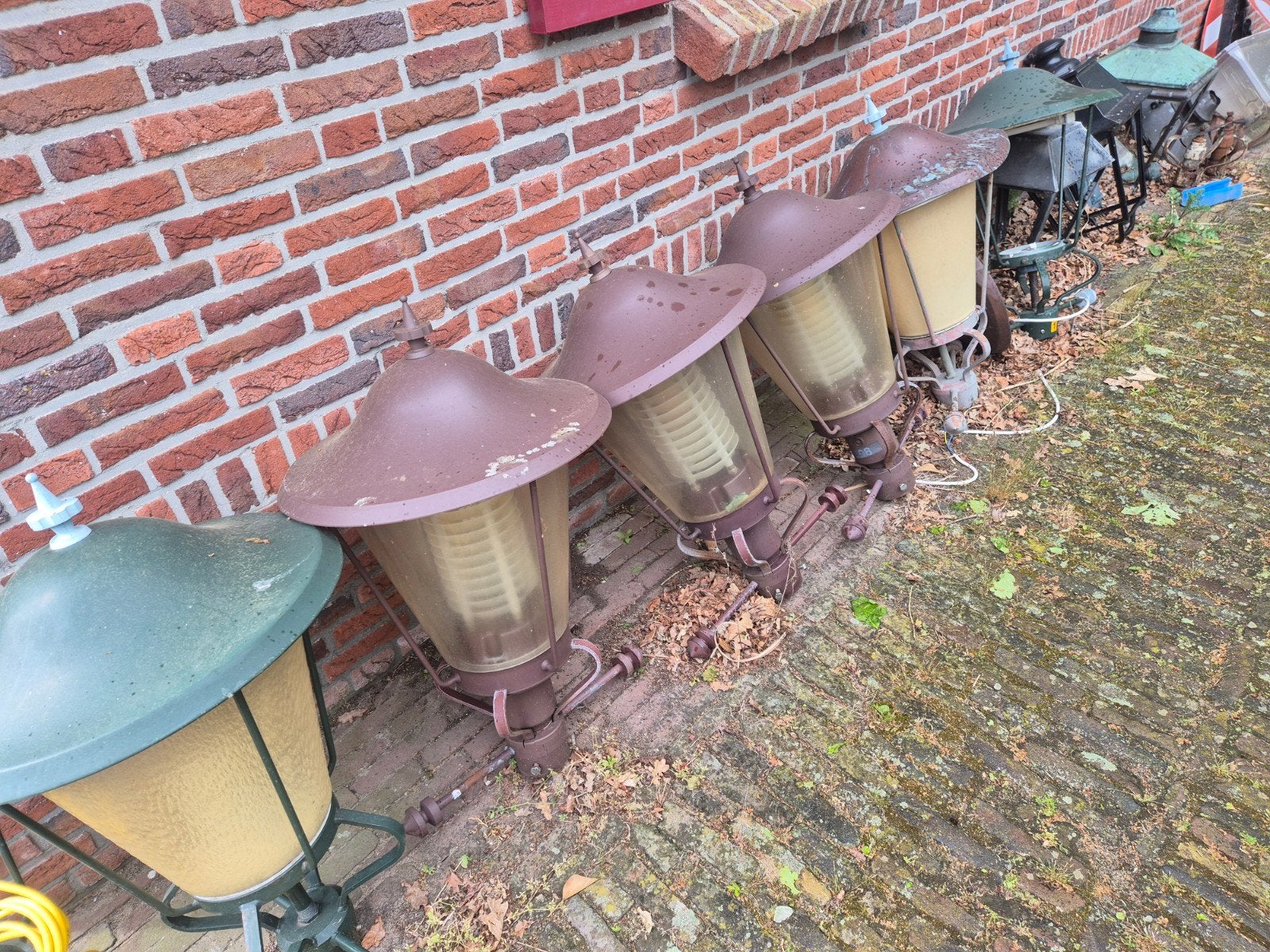 Antieke armaturen Amsterdam Ritter koper deksel de Nood paal, Antiek en Kunst, Ophalen