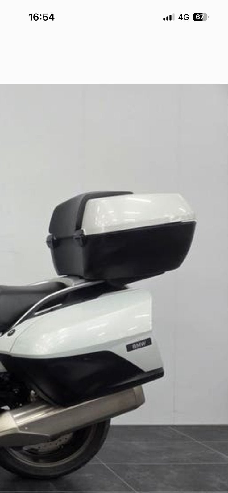 GEVRAAGD Topkoffer voor BMW K1600 GT Wit metalic, Motoren, Accessoires | Koffers en Tassen, Ophalen of Verzenden, Gebruikt