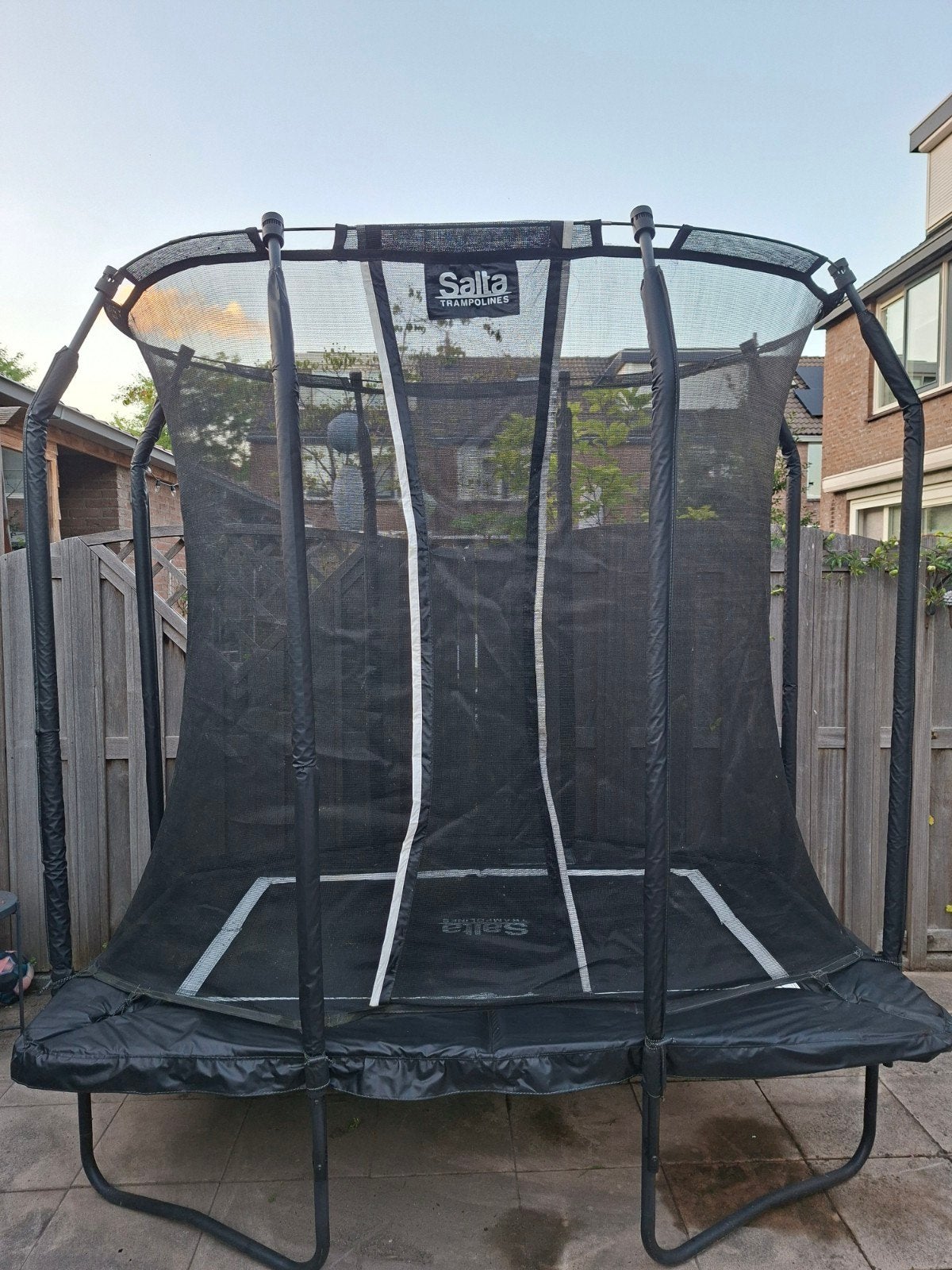 Salta trampoline met net, Ophalen, Gebruikt