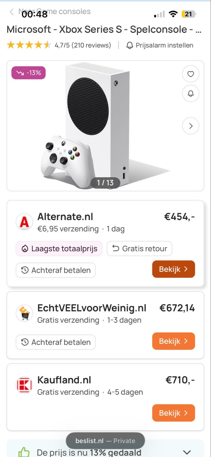 Xbox Series S met controller - Zo goed als nieuw